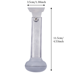 Offre Spéciale clairvoyance en cuir Travail Manuel Cutter Outil En Acier Inoxydable En Cuir Push Couteau - Product Image 2