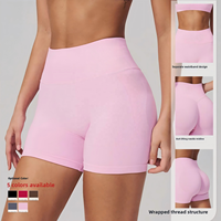 Shorts de Yoga Innovadores de Cintura Alta, Levanta Glúteos, Control de Abdomen, Sin Costuras, para Ciclismo, Deportes al Aire Libre, Pilates y Fitness