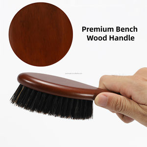 Brosse à cheveux Premium forme ovale Durable brosse à lisser les cheveux de haute qualité en gros brosse à cheveux en poils de sanglier brosse à cheveux bouclés - Product Image 2