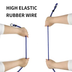 Cordes élastiques en latex robustes résistantes aux UV avec crochets pour fixer les bâches et les bagages - Product Image 3