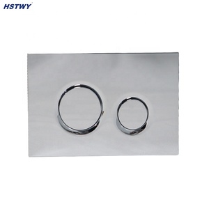 Chất lượng cao Trắng giấu Phễu thoát nước tuôn ra tấm với Vòng kép <span class=keywords><strong>Push</strong></span> Buttons cho nhà vệ sinh - Product Image 3