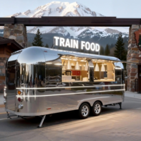 Camion de restauration rapide avec cuisine complète, remorque de restauration, conteneur pour pizzas et burgers, restaurant-bar à vendre aux États-Unis et en Australie
