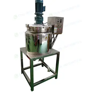 Customized 100L 200L 304Stainless Steel Double Jacket Heater Mixing Tank