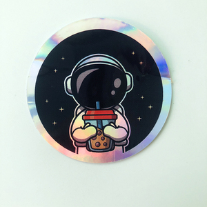 Pegatinas holográficas pequeñas y divertidas para mascotas, fácil de rasgar, seguras y respetuosas con el medio ambiente - Product Image 4
