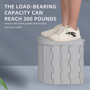 Toilette de voiture pliante portable toilette mobile d'urgence de voyage en plein air pour <span class=keywords><strong>camping</strong></span> randonnée et voyages sur la route - Product Image 6