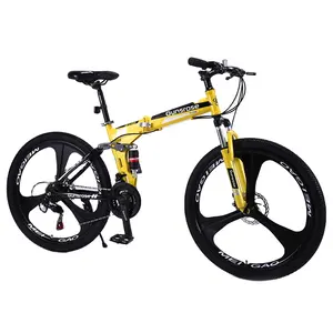 2021 portable folding fat bike mountainbikes mtb bicicleta plegable 26 inch hybrid cycle foldable mountain bicycles carbon frame