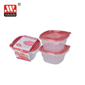 Conteneur de stockage des aliments, carré, facile à utiliser, transparent, avec couvercle - Product Image 1