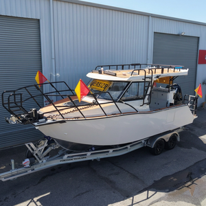 Bateau de pêche et de plongée de luxe en aluminium Gospel Boat Sea King Boss 770Max, moteur hors-bord professionnel, cabine de luxe, 300-400 CV - Product Image 4
