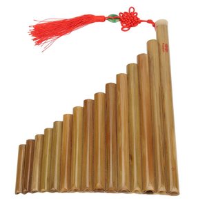 Flûte à bec à 15 tuyaux, clé Sol, instrument <span class=keywords><strong>de</strong></span> musique traditionnel chinois, Panpipes, instrument à vent en bois, main droite - Product Image 3