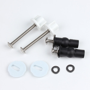 Aojiele Vis de fixation pour siège de toilette, boulon d'expansion supérieur allongé avec bille unique, écrou inférieur épais pour bidet, petit siège de toilette - Product Image 3