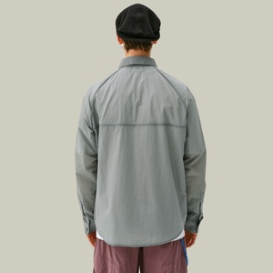 Camisa Safari Ligera y Transpirable de Manga Larga para Exteriores con Protección Solar UPF50, Ropa Protectora contra Rozaduras, Abrigo con Diseño de Paneles - Product Image 2