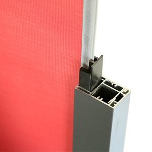 Persianas Rolô Zip Track com <span class=keywords><strong>Design</strong></span> de Trilho Lateral para Varanda, Proteção Contra Vento e Sombreamento - Product Image 4