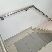 Aleader Einfach zu Installierende Wandmontierte Edelstahl-Handlaufhalterung Geländersystem für Balkon, Außenbereich & Einkaufszentren-Treppen