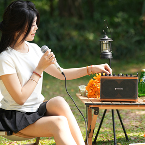 Amplificateur de <span class=keywords><strong>guitare</strong></span> électrique Musiccube D2MAX avec deux haut-parleurs intégrés de 4 pouces, amplificateur de pratique miniature portable, accessoire d'instrument de musique - Product Image 6