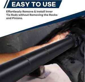 Kit d'outils de démontage/installation de bielles de <span class=keywords><strong>direction</strong></span> internes CIHOO 13 pièces, 12 adaptateurs pied-de-poule, entraînement 1/2 pouce, acier à haute teneur en carbone, rangement en plastique - Product Image 3