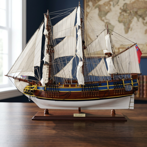 เรือจำลอง HMS BOUNTY ทำจากไม้ งานฝีมือสไตล์เรือเดินสมุทร ของตกแต่ง ผลิตในเวียดนาม โดยบริษัท GIA NHIEN CO. LTD - Product Image 2