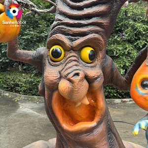 Mô phỏng hoạt hình cây Halloween trang trí Halloween cây bí ngô trang trí đèn lồng - Product Image 5