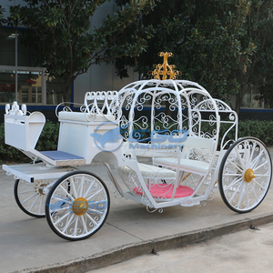 Carruaje de Cenicienta con Diseño de Calabaza, Último Modelo, Elegante, para Bodas, Color Personalizado, Estructura de Acero con Certificación CE, Gran Venta - Product Image 5