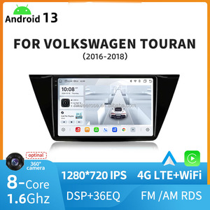 Autoradio Android 13 1280*720 IPS Car-play 8 Core 4G LTE Navigator pour VOLKSWAGEN TOURAN 2016-2018 - Product Image 5