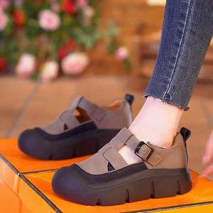 Summer Casual Sports <b>Shoes</b> Breathable Mesh Upper Rubber Outsole Thick Soles Ultra-light Non-fatiguing <b>Height</b>-<b>increasing</b> <b>Shoes</b> - Product Image 4