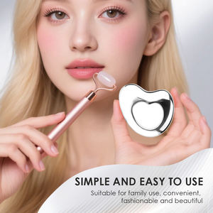 Outil Gua Sha Champignon Anti-âge <span class=keywords><strong>Pierre</strong></span> de massage du visage en cristal Beauté Handheld Natural Mushroom Shaped Jade Roller Stone Massager - Product Image 4