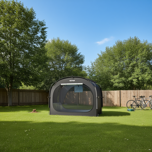 Carpa de Almacenamiento para Bicicletas Vevor, para 5 Bicicletas, Impermeable, Plegable, Rectangular, para Exteriores - Product Image 2