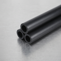 Tuyau en silicone noir haute température XJ Industrial - Tailles personnalisées, tuyau résistant à la chaleur pour l'industrie alimentaire et les laboratoires