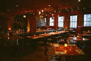 Canapé en cuir populaire pour les restaurants, tables et chaises de pub en bois, sièges élégants et durables, longue <span class=keywords><strong>banquette</strong></span> - Product Image 4