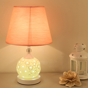 Lampada <span class=keywords><strong>da</strong></span> tavolo retrò europea lampada <span class=keywords><strong>da</strong></span> tavolo in tessuto di ceramica cavo adatto per scrivania camera <span class=keywords><strong>da</strong></span> letto <span class=keywords><strong>da</strong></span> soggiorno illuminazione <span class=keywords><strong>da</strong></span> banco dimmerabile - Product Image 6