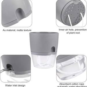 <span class=keywords><strong>Maceta</strong></span> Moderna Transparente con <span class=keywords><strong>Autorriego</strong></span> para Orquídeas y Violetas, Uso en Interiores, <span class=keywords><strong>Maceta</strong></span> Hidropónica de Plástico - Product Image 4