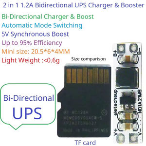 Двунаправленная мини-плата 5V UPS 3,7 V 4,2 V литиевая батарея разряда заряда для ESP32 <span class=keywords><strong>PI</strong></span> ESP8266 MCU - Product Image 3