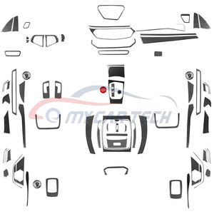 Para <span class=keywords><strong>BMW</strong></span> 4 Series M4 <span class=keywords><strong>2021</strong></span> + G20 G28 325li <span class=keywords><strong>330d</strong></span> 335 piezas de coche de fibra de carbono Kit de embellecedores interiores pegatina Bodykit - Product Image 1