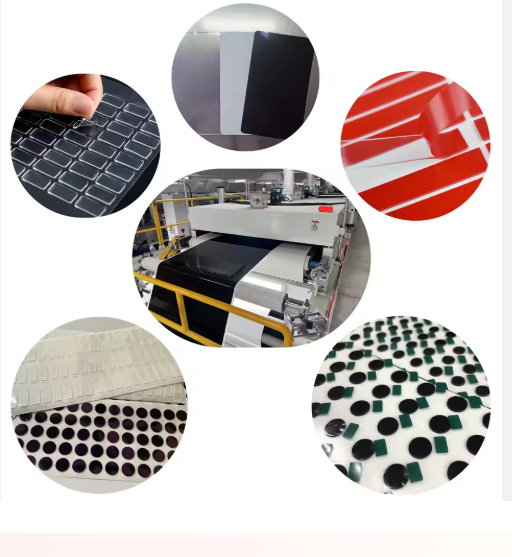 Removable Pu Self Adhesive Glue Roll Anti-slip Double Sided Gel Pad Transparent Rubber Sheet Clear Grip Tape