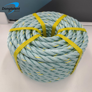 <span class=keywords><strong>Corde</strong></span> en polypropylène à 4 brins 16 mm x 50 m, excellente pour les levages lourds, matériau PP de qualité - Product Image 1