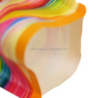 Custom Food Grade Standing Kraft Paper Shea Butter Cone Cashew Nuts Kernel Plastic Package Bag for Nut