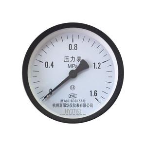 เกจวัดแรงดันแกน Y100Z 0-1.6MPa หน้าปัด 100 มม. เกจวัดถังลมแบบไม่มีขอบ - Product Image 1