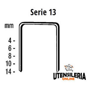 RAPID SERIE 13 Grapas de acero galvanizado de 0,5x0,75mm, paquete de 5000 - Product Image 1