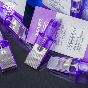 Mât Pro professionnel jetable grande taille aiguilles de tatouage 25M/RM 27M/RM Standard <span class=keywords><strong>Magnum</strong></span>/aiguille de cartouche <span class=keywords><strong>Magnum</strong></span> incurvée - Product Image 1