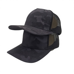 High Quality <b>Camo</b> Trucker Hat Custom Logo Blank Mesh <b>Cap</b> Low MOQ Wholesale Outdoor Tactical Hunting Headwear - Product Image 1