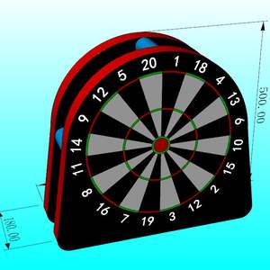 クラス中国製インフレータブルゲームカスタマイズされたインフレータブルサッカーダーツ安全ダーツゲームn巨大ダーツボード - Product Image 3
