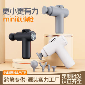 Mini pistola de masaje fascial portátil y recargable para masaje de cuello con vibración y amasamiento, diseño ligero de 465g - Product Image 3