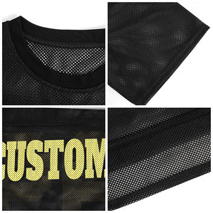 Logo Boxy Drop Shoulder Nhà Sản Xuất Lưới Jersey 100% Polyester Quá Khổ Tùy Chỉnh Thời Trang Phố Lưới Thăng Hoa Áo Thun Cho Nam Giới - Product Image 3