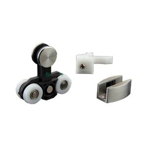 Accesorios <span class=keywords><strong>de</strong></span> ducha <span class=keywords><strong>de</strong></span> rueda <span class=keywords><strong>de</strong></span> acero colgante <span class=keywords><strong>para</strong></span> puerta <span class=keywords><strong>de</strong></span> cristal <span class=keywords><strong>de</strong></span> baño a <span class=keywords><strong>precio</strong></span> <span class=keywords><strong>de</strong></span> fábrica - Product Image 1