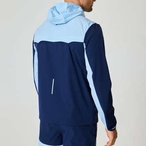Veste de sport coupe-vent pour homme de haute qualité, deux couleurs, réfléchissante, personnalisable, deux poches, ensemble de <span class=keywords><strong>jogging</strong></span> pour homme pour l'extérieur - Product Image 5
