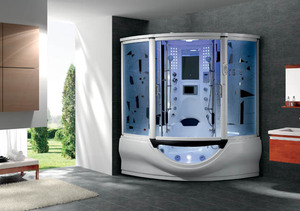 <span class=keywords><strong>Cabina</strong></span> <span class=keywords><strong>Doccia</strong></span> a Vapore Economica <span class=keywords><strong>con</strong></span> <span class=keywords><strong>Vasca</strong></span> Idromassaggio per 2-3 Persone, Uso Bagno - Product Image 3