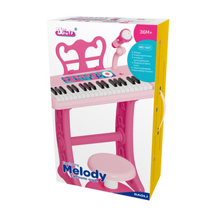 MILI Clavier d'orgue électronique 37 touches pour enfants, instrument <span class=keywords><strong>de</strong></span> <span class=keywords><strong>musique</strong></span> éducatif en plastique coloré, modèle d'entrée <span class=keywords><strong>de</strong></span> gamme - Product Image 4
