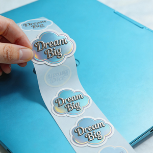 Etiquetas Adhesivas Redondas Personalizadas, Impresión de Logotipos en Vinilo, Resistentes al Agua, en Rollo - Product Image 1