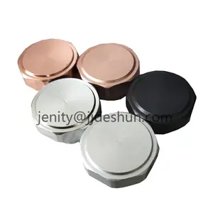 Eco-friendly Regular Glossy Aluminium Tube 32x150mm Matte Rose Gold Octagon Cap Soft Packaging Aluminum Cosmetic Tubes 80ml