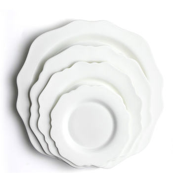 Factory Direct Fine Bone China Tableware Commercial Ceramic Dishes for Home Kitchen and Weddings