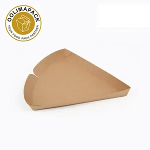 Crepe Box Custom Printed French Fries Crepes Holder Food Packaging Cone Shape Paper Crepes Box